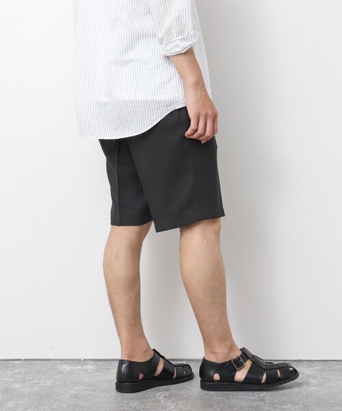 NOLLEY’S（ノーリーズ）の「LINOTECH リネンライクショートパンツ（その他パンツ・メンズ・ダークネイビー/ライトグレー/チャコールグレー・S/M/L/XL）」の17枚目の写真