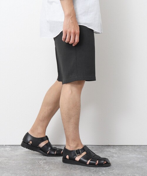 NOLLEY’S（ノーリーズ）の「LINOTECH リネンライクショートパンツ（その他パンツ・メンズ・ダークネイビー/ライトグレー/チャコールグレー・S/M/L/XL）」の18枚目の写真