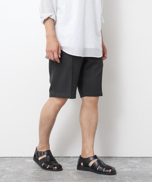NOLLEY’S（ノーリーズ）の「LINOTECH リネンライクショートパンツ（その他パンツ・メンズ・ダークネイビー/ライトグレー/チャコールグレー・S/M/L/XL）」の19枚目の写真