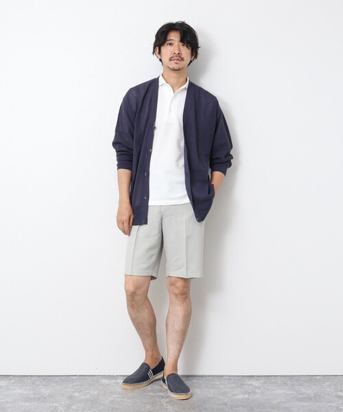 NOLLEY’S（ノーリーズ）の「LINOTECH リネンライクショートパンツ（その他パンツ・メンズ・ダークネイビー/ライトグレー/チャコールグレー・S/M/L/XL）」の22枚目の写真