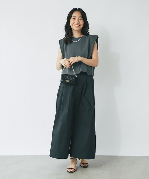La boutique BonBon ノースリーブ チュニック 38 La boutique BonBon - 新品 ＊ ラブティックボンボン シアー