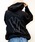 [W] by VIRGOwearworks�i�_�u�����[�o�C���@���S�E�F�A�[���[�N�X�j�́uW-mini logo hoodie�i�p�[�J�[�j�v�b�u���b�N