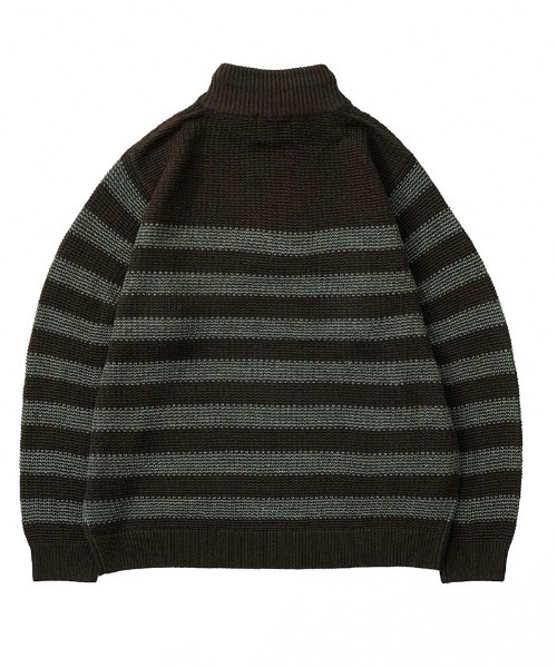 EGO TRIPPING（エゴトリッピング）の「mn2991-BORDERBLEND ニット（ニット/セーター・メンズ・ブラック系その他/サンドグレー/ブラウン系その他・48/46）」の17枚目の写真