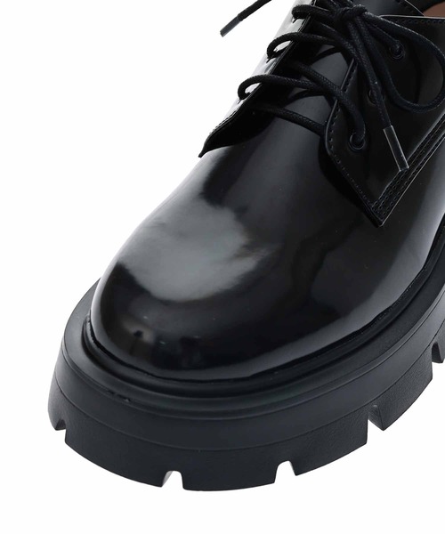 31 Sons de mode（トランテアン　ソン　ドゥ　モード）の「オックスフォードレースアップシューズ（ローファー・レディース・ダークブラウン/ブラック・S/M/L）」の8枚目の写真