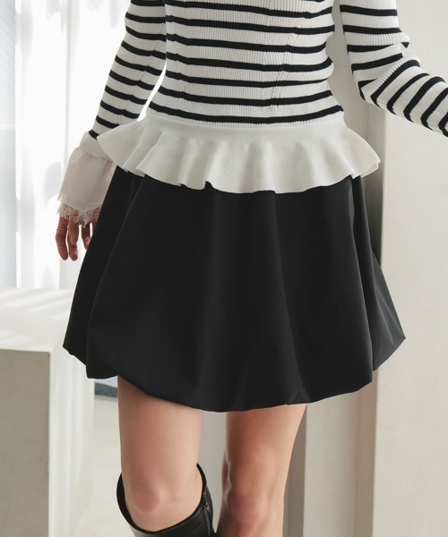 Patou パトゥ　国内百貨店購入　バルーンスカート 34.&カウチンベスト2点 セール】バルーンスカート（スカート）｜DONOBAN（ドノバン）の