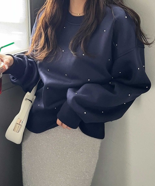 正規品♡裏毛スウェット♡ロゴ上下セット♡ネイビー セール】【CODDERR】アーチロゴ刺繍 裏毛スウェットセットアップ