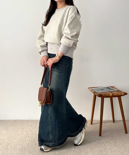 れもんぱい セール】裏起毛スタッズスウェット（スウェット）｜nelliy.（ネルリー