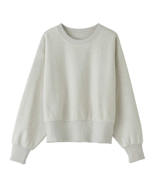 セール】裏起毛スタッズスウェット（スウェット）｜nelliy.（ネルリー