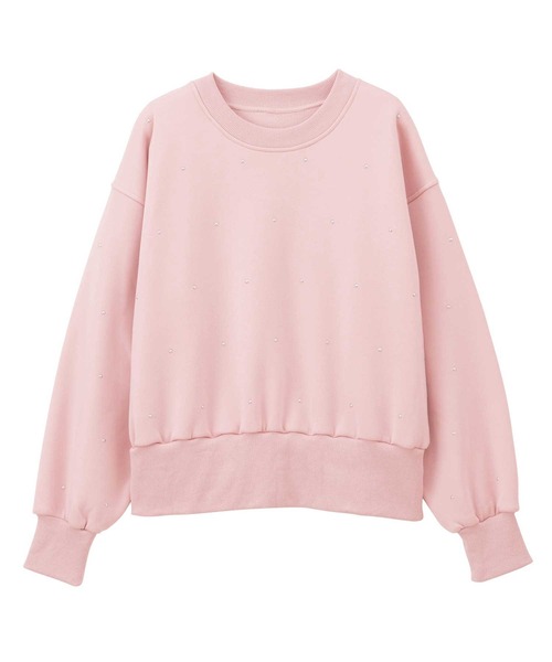 セール】裏起毛スタッズスウェット（スウェット）｜nelliy.（ネルリー