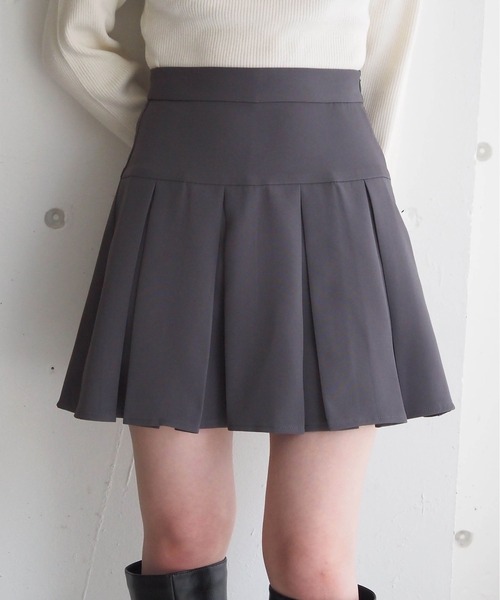 tiptop（ティップトップ）の「【2サイズ展開】プリーツスカパン（スカート・レディース・アイボリー/ブラック/チャコールグレー/ブラック系その他・S/M）」の5枚目の写真