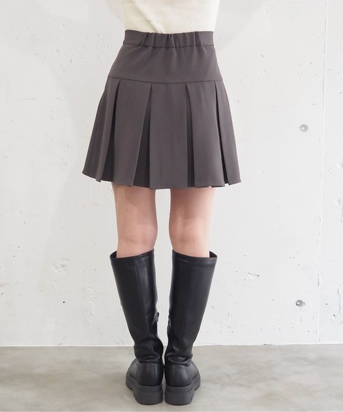 tiptop（ティップトップ）の「【2サイズ展開】プリーツスカパン（スカート・レディース・アイボリー/ブラック/チャコールグレー/ブラック系その他・S/M）」の13枚目の写真