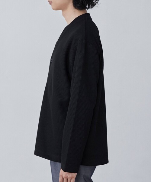 coen(コーエン)の「ニットライクカーディガン(パーカー・メンズ・マスタード/ネイビー/ブラック・S/M/L/XL)」の10枚目の写真