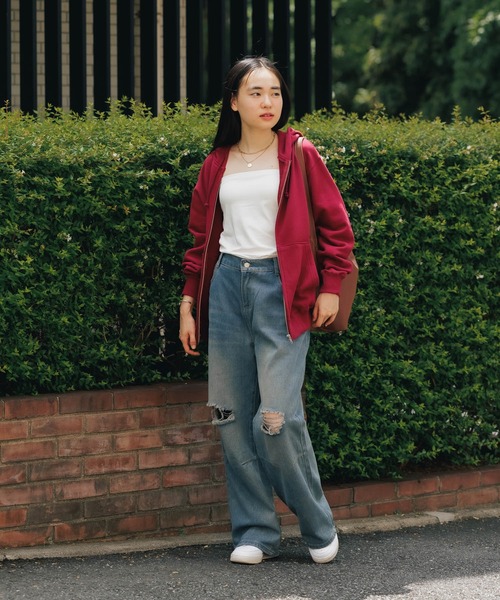 セール】△LIFEMAX/ライフマックス 10オンス フルジップパーカ（裏