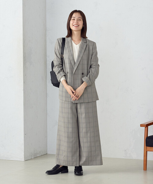 COMME CA ISM（コムサイズム）の「【 マシンウォッシャブル 】ベーシックＶネックニット（ニット/セーター・レディース・チャコール/ブラック/レッド/ホワイト・LARGE/MEDIUM）」の7枚目の写真