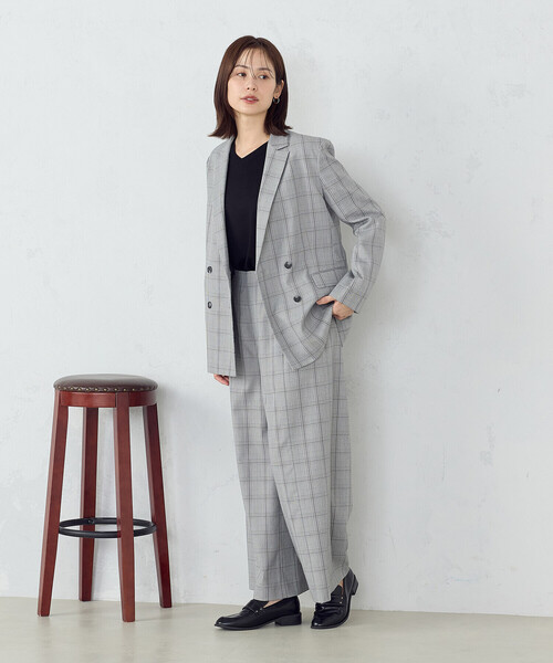 COMME CA ISM（コムサイズム）の「【 マシンウォッシャブル 】ベーシックＶネックニット（ニット/セーター・レディース・チャコール/ブラック/レッド/ホワイト・LARGE/MEDIUM）」の11枚目の写真