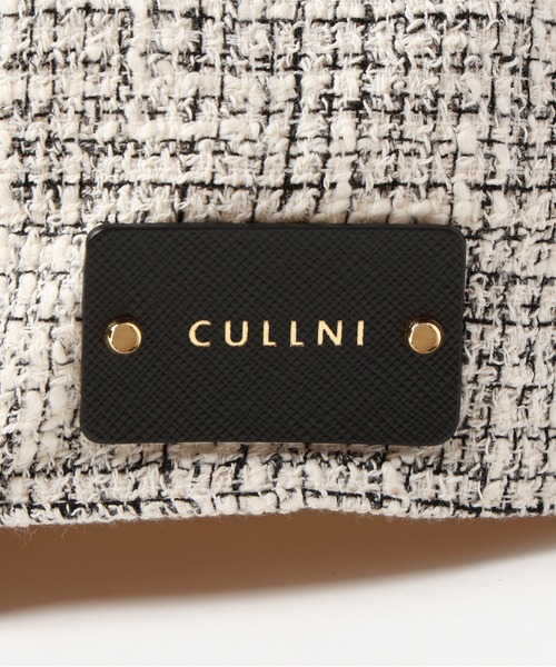 CULLNI（クルニ）の「Butcher Tweed Leather Emblem Cap（キャップ・メンズ・ブラック/ネイビー/ホワイト・ONESIZE）」の12枚目の写真