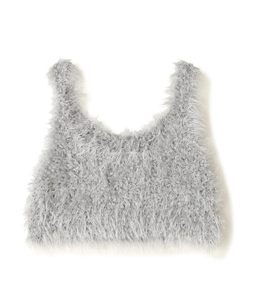 N.（N. Natural Beauty Basic）（エヌエヌナチュラルビューティーベーシック）の「◆【LOGAN】フェザービスチェ（ベスト・レディース・グレー/ピンク・MEDIUM）」の10枚目の写真