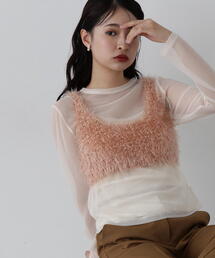 N.（N. Natural Beauty Basic）（エヌエヌナチュラルビューティーベーシック）の「◆【LOGAN】フェザービスチェ（ベスト・レディース）」