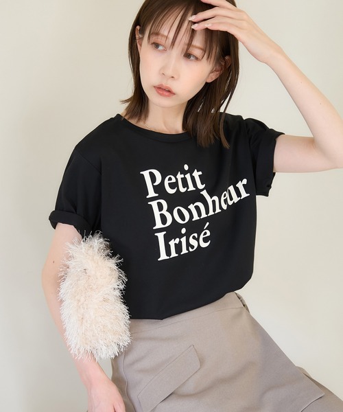 ROPE' PICNIC(ロペピクニック)の「RENUロゴTシャツ/接触冷感(Tシャツ/カットソー・レディース・ホワイト系その他2/ホワイト系その他/ブラック・38)」の8枚目の写真