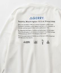 【GERRY/ジェリー】ワンポイントロゴ＆バックプリントデザイン ダンボールニットスウェット