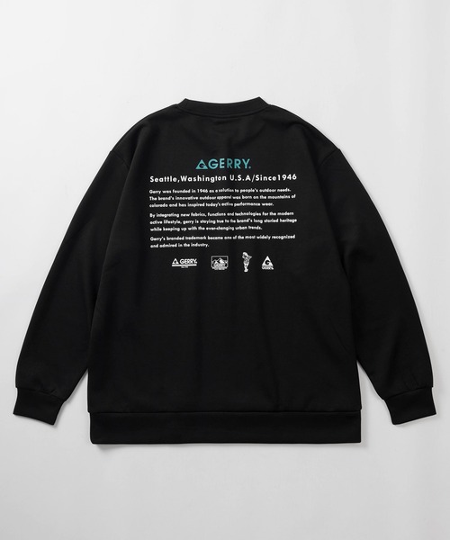 GERRY(ジェリー)の「【GERRY/ジェリー】ワンポイントロゴ&バックプリントデザイン ダンボールニットスウェット(スウェット・メンズ・ブラック/ライトブルー/グレー/ホワイト・M/L/XL)」の11枚目の写真