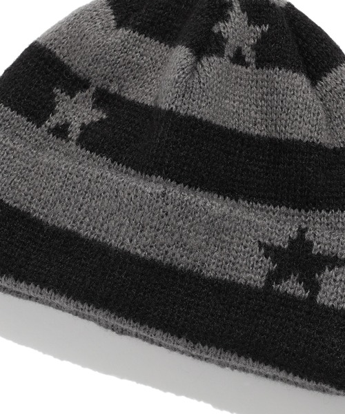 A'GEM/9 × .kom 『ISTKUNST/イストクンスト』 STRIPE CUFF BEANIE/ストライプビーニー（ニットキャップ/ビーニー）｜ISTKUNST（イストクンスト）