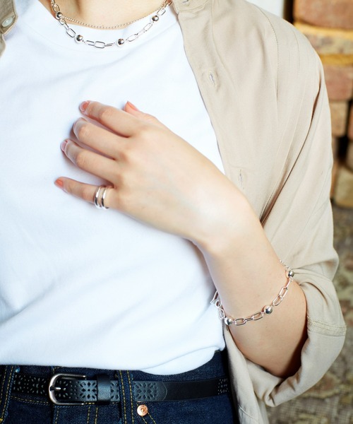 Nothing And Others（ナッシングアンドアザーズ）の「「Nothing And Others/ナッシングアンドアザーズ」Simple 2line PRing（リング・レディース・シルバー/ゴールド・FREE）」の5枚目の写真