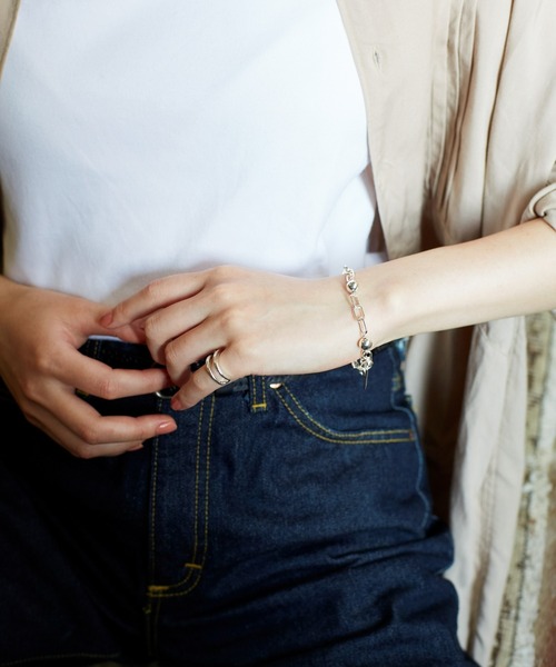 Nothing And Others（ナッシングアンドアザーズ）の「「Nothing And Others/ナッシングアンドアザーズ」Simple 2line PRing（リング・レディース・シルバー/ゴールド・FREE）」の4枚目の写真