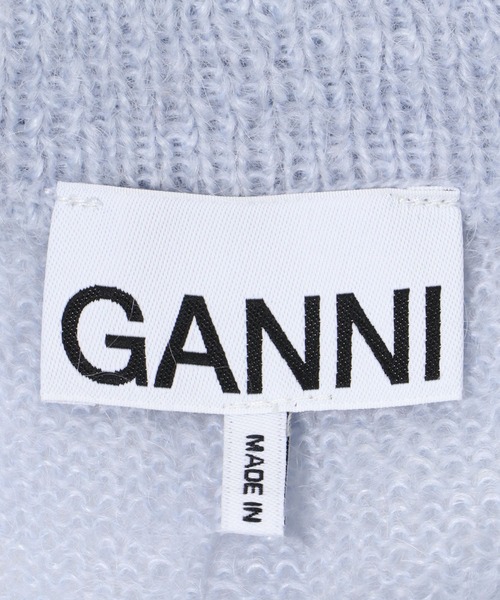 GANNI(ガニー)の「GANNI Light MohairTieStringVest(ベスト・レディース・ライトグレー・SMALL)」の8枚目の写真