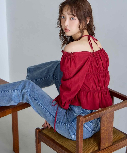 one after another NICE CLAUP(ワンアフターアナザーナイスクラップ)の「美脚ストレッチデニムパンツ(デニムパンツ・レディース・ブルー/ブラック/ブルー系その他・SMALL/MEDIUM)」の21枚目の写真