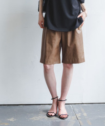Noble | フェイクレザーショートパンツ(その他パンツ)