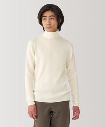 無印良品 | 紳士　洗えるウールリブタートルネックセーター(ニット/セーター)