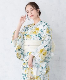 2wayセパレート浴衣3点セット （上着＋ワンピース＋帯）（浴衣
