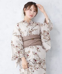 2wayセパレート浴衣3点セット （上着＋ワンピース＋帯）（浴衣