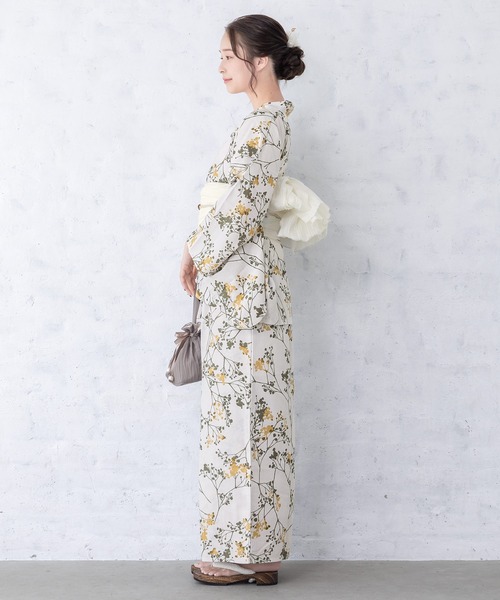 人気完売】白黒花柄 浴衣 ナイスクラップ 人気完売】白黒花柄 浴衣