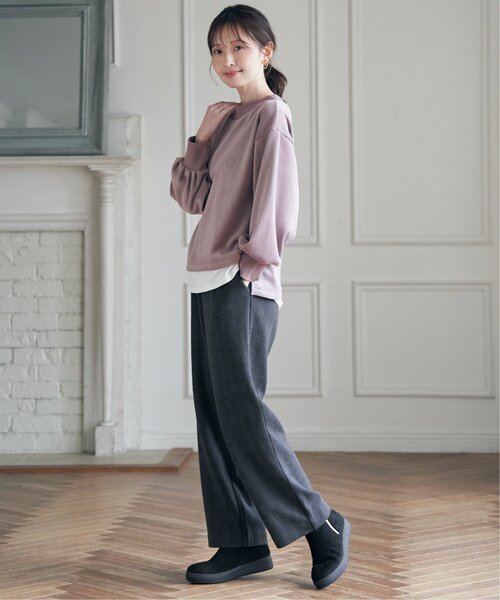 ikka（イッカ）の「スニーカーブーツ（ブーツ・レディース・オートミール/ブラック/チャコールグレー・L/M）」の19枚目の写真