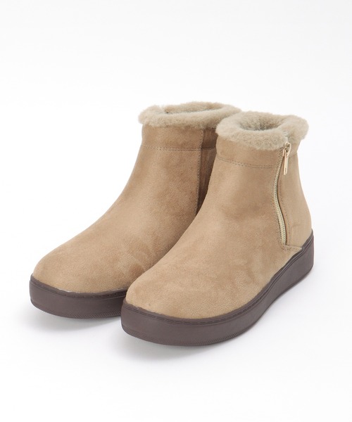 ikka（イッカ）の「スニーカーブーツ（ブーツ・レディース・オートミール/ブラック/チャコールグレー・L/M）」の3枚目の写真