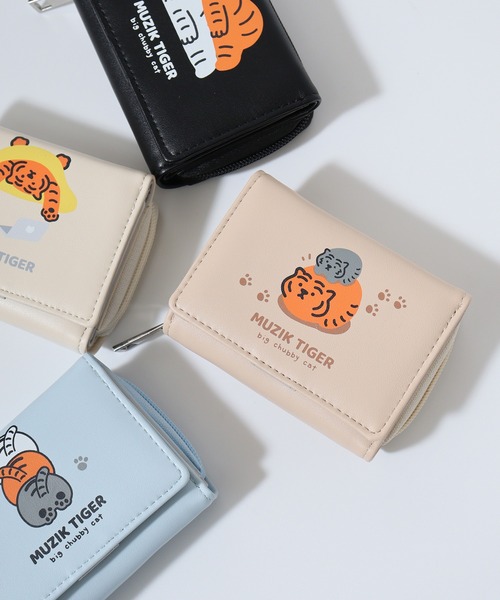 FUNALIVE（ファンアライブ）の「ムジークタイガー　チョイスラウンドミニ財布（財布・メンズ・アイボリー/ベージュ/ブラック/サックスブルー・FREE）」の3枚目の写真