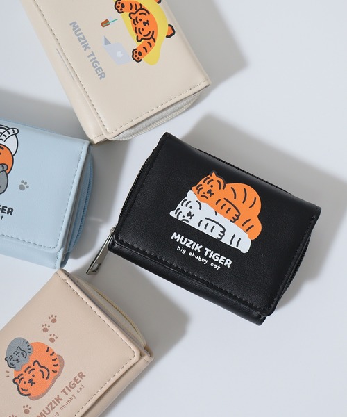 FUNALIVE（ファンアライブ）の「ムジークタイガー　チョイスラウンドミニ財布（財布・メンズ・アイボリー/ベージュ/ブラック/サックスブルー・FREE）」の2枚目の写真