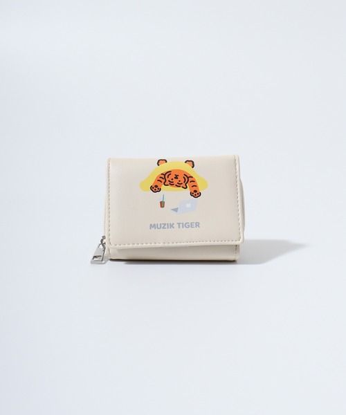 FUNALIVE（ファンアライブ）の「ムジークタイガー　チョイスラウンドミニ財布（財布・メンズ・アイボリー/ベージュ/ブラック/サックスブルー・FREE）」の5枚目の写真