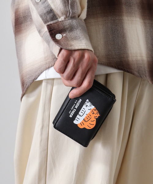 FUNALIVE（ファンアライブ）の「ムジークタイガー　チョイスラウンドミニ財布（財布・メンズ・アイボリー/ベージュ/ブラック/サックスブルー・FREE）」の16枚目の写真