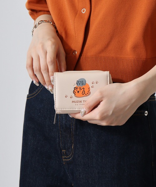FUNALIVE（ファンアライブ）の「ムジークタイガー　チョイスラウンドミニ財布（財布・メンズ・アイボリー/ベージュ/ブラック/サックスブルー・FREE）」の17枚目の写真