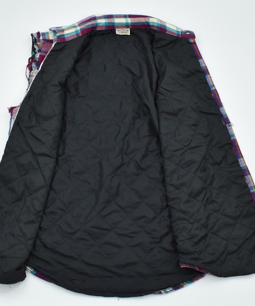 【ヴィンテージ古着】90's FIVE BROTHER カットオフ ライニングネルシャツ（シャツ/ブラウス）｜FIVEBROTHER（ファイブブラザー）