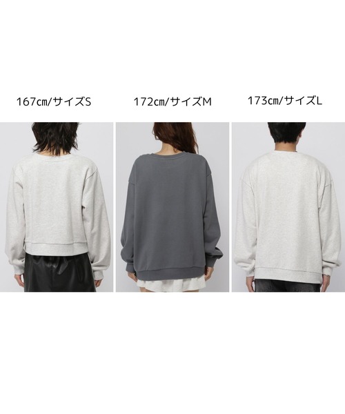 ALAND(エーランド)の「【UNISEX】ALAND/FISHグラフィックプルオーバー(スウェット・レディース・ライトグレー/チャコール/ベージュ・MEDIUM/LARGE/SMALL)」の17枚目の写真