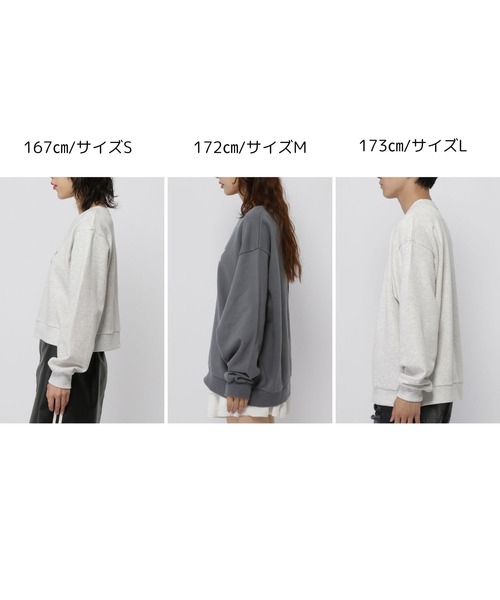   ベージュ グラフィックトレーナーLサイズ ALAND（エーランド）の「【UNISEX】ALAND／FISHグラフィックプル
