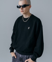 ajouter flow（アジューテフロー）の「【ajouter flow】af metal logo crew neck sweat / afメタルロゴクルーネックスウェット（スウェット）」