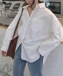 ゆったりサイズロングスリーブシャツ