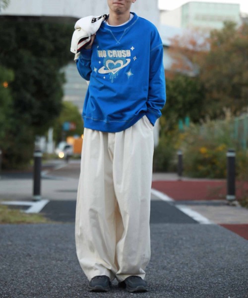 HOOK(フック)の「HOOK -select- 無地ボリュームカーブワークパンツ(カーゴパンツ・メンズ・ホワイト/ブラック・M/S/L)」の4枚目の写真