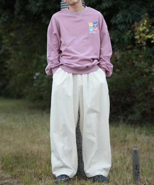 HOOK(フック)の「HOOK -select- 無地ボリュームカーブワークパンツ(カーゴパンツ・メンズ・ホワイト/ブラック・M/S/L)」の3枚目の写真