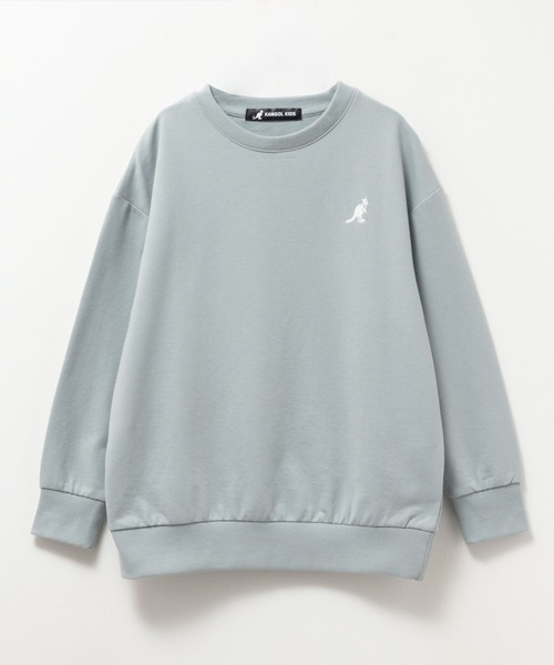 KANGOL(カンゴール)の「【 ユニセックス 】 KANGOL ロゴプリント ミニ裏毛トトレーナー(スウェット・キッズ・ブラック/サックスブルー・160/120/130/140/150)」の8枚目の写真